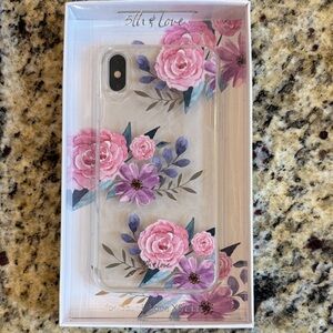 5th & Love Rose Garden iPhone Case - Pink and Purple